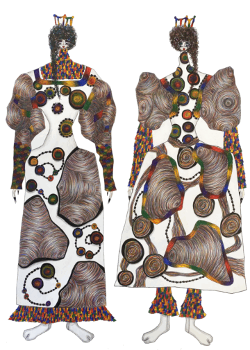 第36回連鎖校協会ファッションデザイン画コンクール ワールド賞　作品