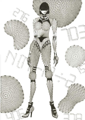 第37回文化服装学院ファッションデザイン画コンクール 佳作作品