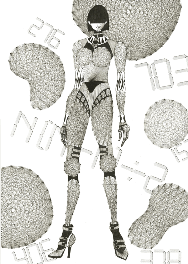 第37回文化服装学院ファッションデザイン画コンクール 佳作作品