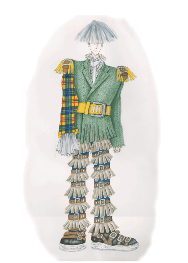 第33回連鎖校協会ファッションデザイン画コンクール 日本ファッション教育振興協会奨励賞作品