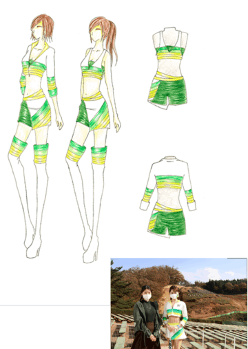 スポーツランドSUGOレースクイーンコスチューム 2020・2021作品