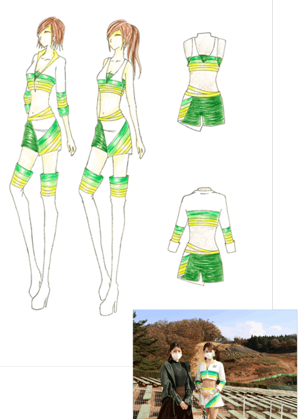 スポーツランドSUGOレースクイーンコスチューム 2020・2021作品