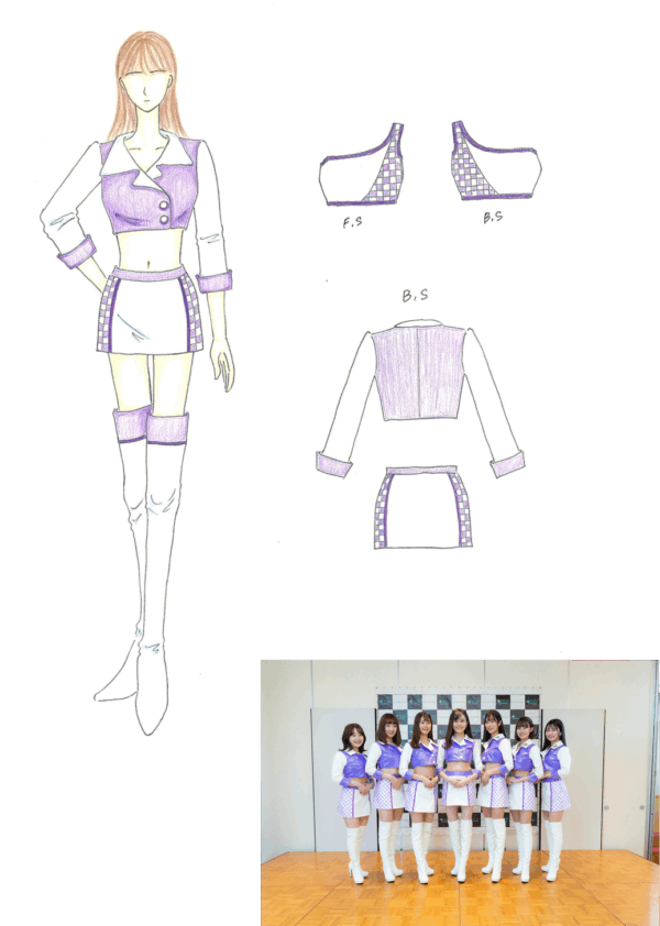 スポーツランドSUGOレースクイーンコスチューム 2022作品