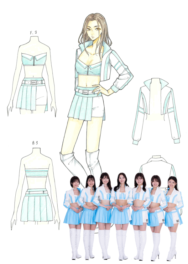 スポーツランドSUGOオフィシャルナビゲーターコスチューム 2024作品